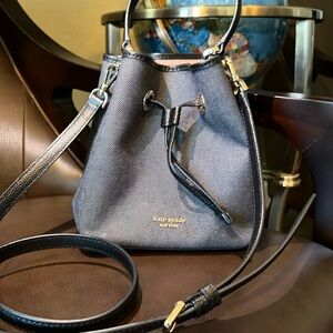 Kate Spade Denim and Black Crossbody Bag